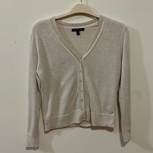 Cream banana republic cardigan